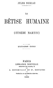 Cover of La bêtise humaine (Eusèbe Martin)