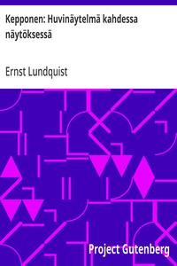 Cover of Kepponen: Huvinäytelmä kahdessa näytöksessä
