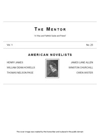 Cover of The Mentor: American Novelists, Vol. 1, No. 25