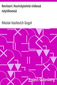 Cover of Reviisori: Huvinäytelmä viidessä näytöksessä