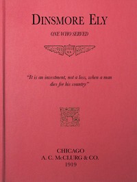 Cover of Dinsmore Ely, One Who Served