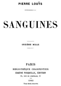 Cover of Sanguines