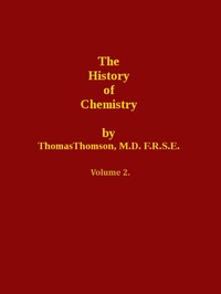 Cover of The History of Chemistry, Volume 2 (of 2)