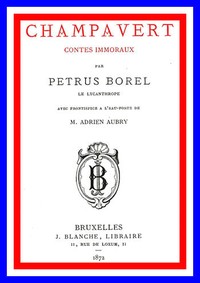 Cover of Champavert: contes immoraux