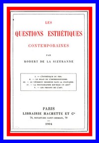 Cover of Les questions esthétiques contemporaines