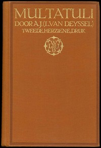 Cover of Multatuli: Multatuli en Mr. J van Lennep; Multatuli en de Vrouwen