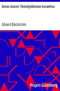 Cover of Eevan sisaret: Yksinäytöksinen kuvaelma
