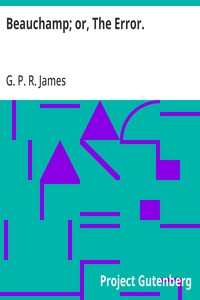 Cover of Beauchamp; or, The Error.