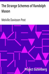 Cover of The Strange Schemes of Randolph Mason