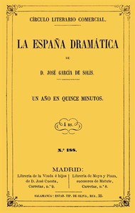 Cover of Un año en quince minutos: pieza en un acto