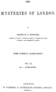 Cover of The Mysteries of London, v. 3/4