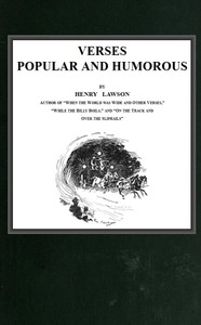 Cover of Verses popular and humorous