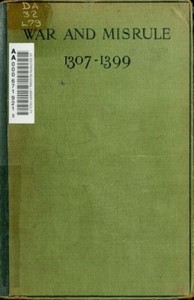 Cover of War and Misrule (1307-1399)
