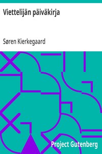 Cover of Viettelijän päiväkirja