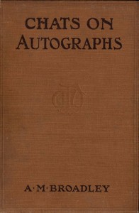 Cover of Chats on autographs