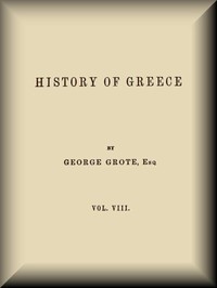 Cover of History of Greece, Volume 08 (of 12)