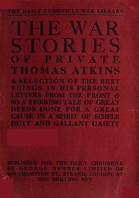 Cover of The War Stories of Private Thomas Atkins