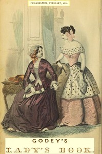 Cover of Godey's Lady's Book, Vol. 48, February, 1854