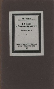 Cover of Unser täglich Gift: Gedichte