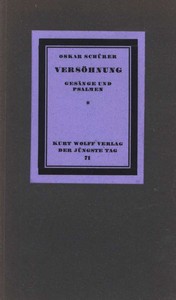 Cover of Versöhnung, Gesänge und Psalmen
