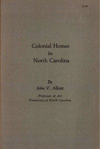 Cover of Colonial Homes in North Carolina