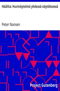 Cover of Hääilta: Huvinäytelmä yhdessä näytöksessä