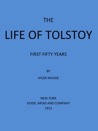 Cover of The Life of Tolstoy: First Fifty Years Fifth Edition