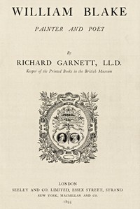 Cover of William Blake, Painter and Poet