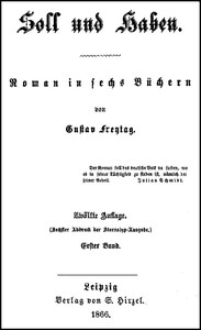 Cover of Soll und Haben, Bd. 1 (2) Roman in sechs Büchern