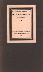 Cover of Wir Menschen: Gedichte