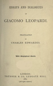 Cover of Essays and Dialogues