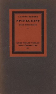 Cover of Spielgeist: Eine Phantasie