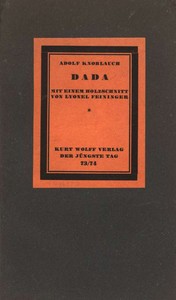 Cover of Dada Mit einem Holzschnitt von Lyonel Feininger