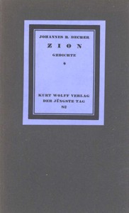 Cover of Zion: Gedichte