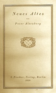 Cover of Neues Altes