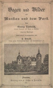 Cover of Sagen und Bilder aus Muskau und dem Park