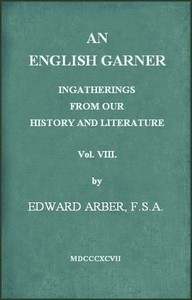 Cover of An English Garner: Ingatherings from Our History and Literature (8 of 8)