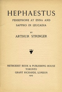 Cover of Hephaestus, Persephone at Enna, and Sappho in Leucadia
