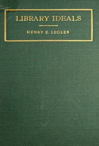 Cover of Library Ideals