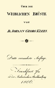 Cover of Über die weiblichen Brüste