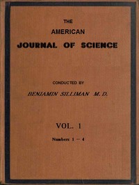 Cover of American Journal of Science, Vol. 1.
