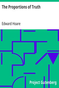 Cover of The Proportions of Truth