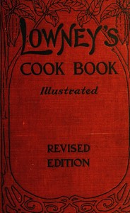 Cover of Lowney's Cook Book Illustrated in Colors