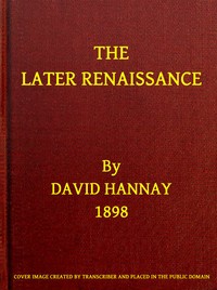 Cover of The Later Renaissance