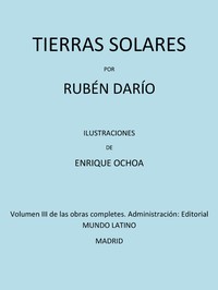 Cover of Tierras Solares Obras Completas Vol. III