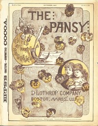 Cover of The Pansy Magazine, November 1887