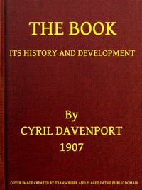 Cover of The Book: Its History and Development