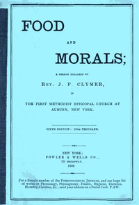 Cover of Food and Morals 6th Edition