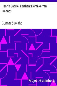 Cover of Henrik Gabriel Porthan: Elämäkerran luonnos