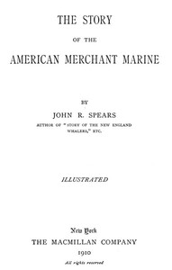 Cover of The Story of the American Merchant Marine